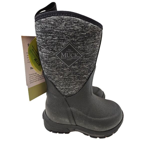 Muck Boot Kids Element Cold Weather Boots – Toddler Size 7, Gray/Black - Picture 1 of 8